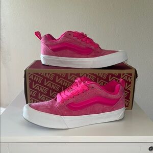 Vans Vibrant Pink Suede Shoes